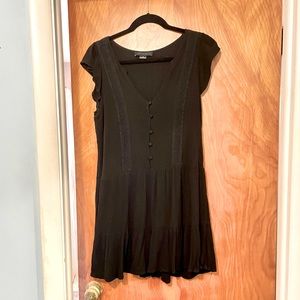 Anthropologie Sanctuary black dress